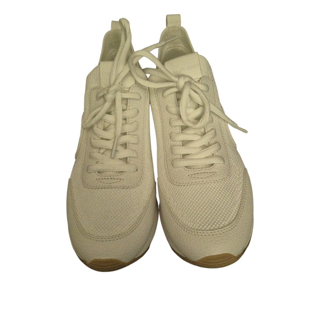 Michael Kors White Knit Sneakers - Picture 4 of 11